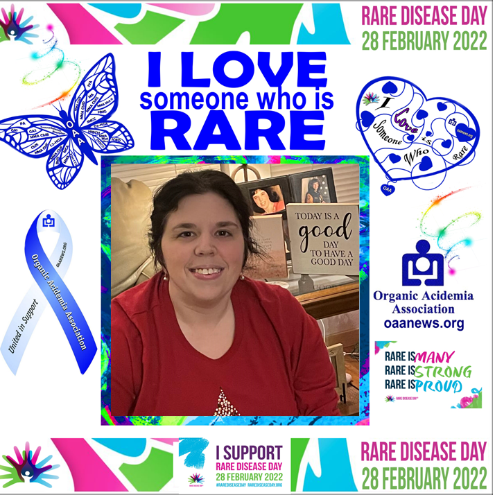 Melissa Rare Disease Day 2022.